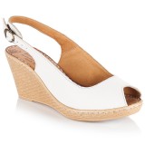Tsonga Women's Indaba Wedge Sandals - White