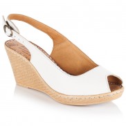 Tsonga Women's Indaba Wedge Sandals - White