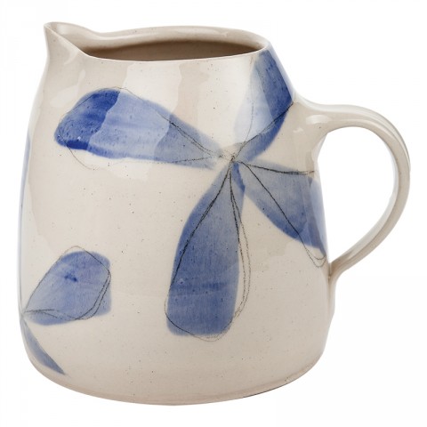 Lace Painted 1L Ceramic Jug