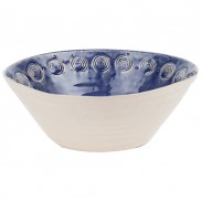 Large Spiral Stamped Bowl
