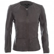 High Discount Paulette Peplum Leather Jacket