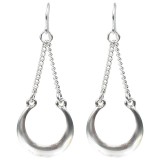 Halfmoon Shaped Hanging Earrings