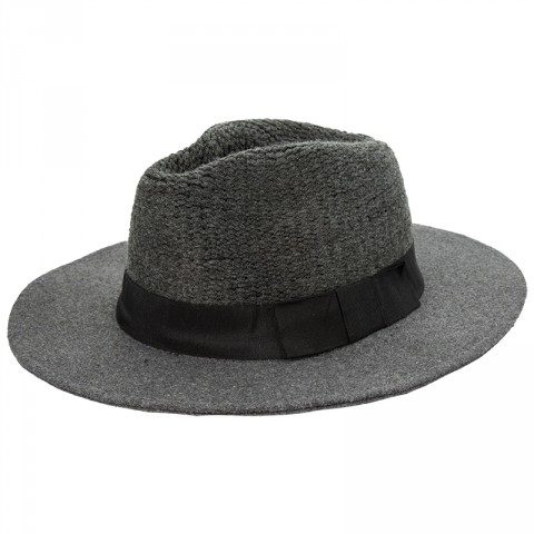 Sage Felt Knitted Fedora