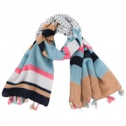 Plecia Stripe Dotted Scarf