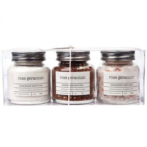 Rose Geranium Jar Gift Set