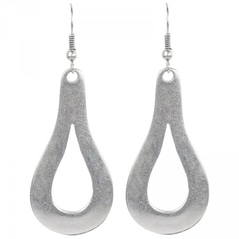 Open Teardrop Earrings                              