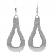 Open Teardrop Earrings                              