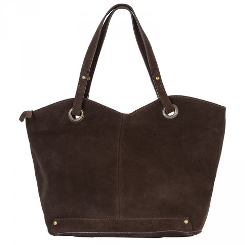 Rare Earth Meesa Suede Leather Shopper