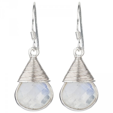 Moonstone Teardrop Earrings
