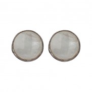Moonstone Studded Earrings