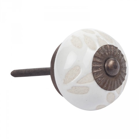 Natural Leaf Medium Doorknob