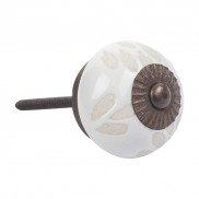Natural Leaf Medium Doorknob