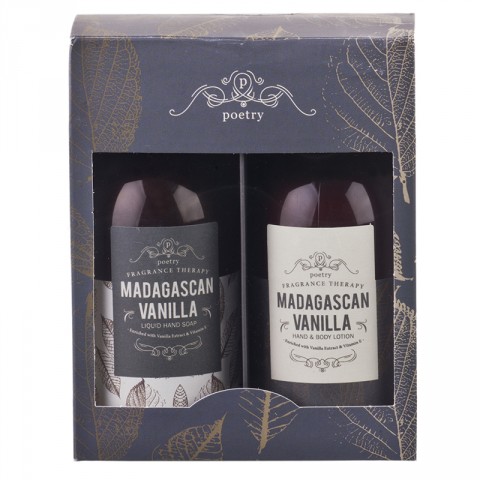 Madagascan Vanilla Gift Set Liquid Soap and Lotion