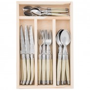 Laguiole Bone Cutlery Set Rustic