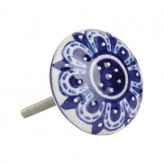 Large Daisy Painted Doorknob
