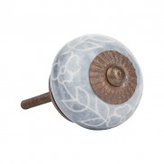 Medium Flower Engraved Doorknob