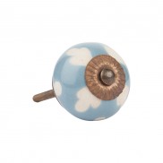 Edged Flower Medium Doorknob