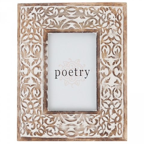 Finely Carved Frame 4x6