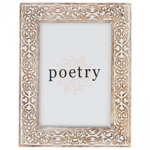 Finely Carved A4 Frame