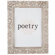 Floral Carved Frame A4