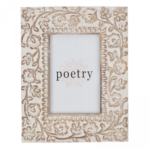 Floral Carved Frame 4x6