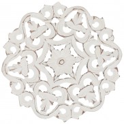 Round Carved Trivet 