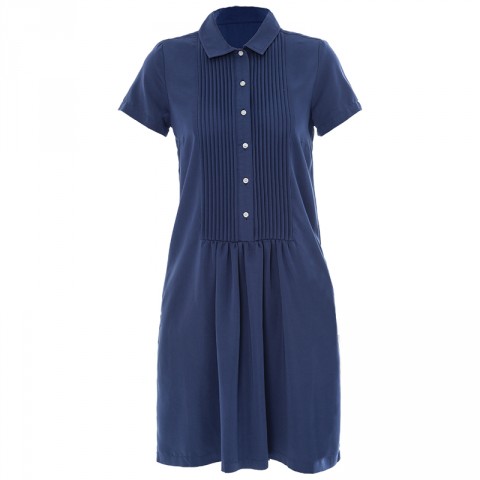 High Discount Alina Pleat Shirt Dress