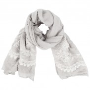 Nina Embroidered Scarf