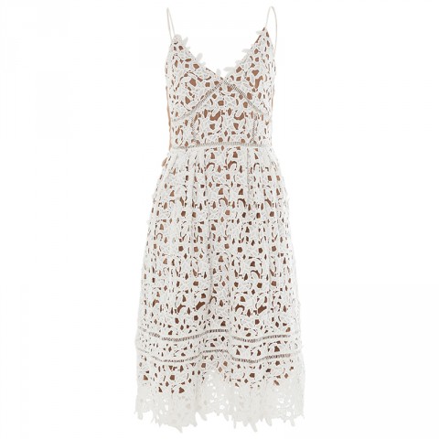 High Discount Olivia Strappy Lace Dress
