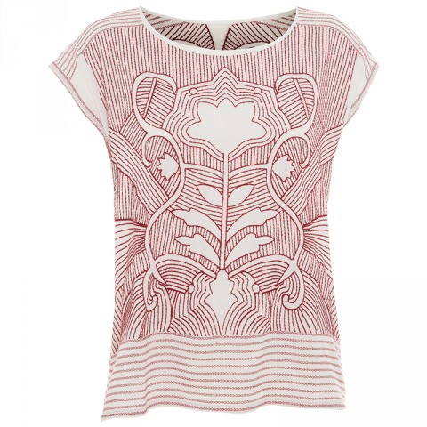 High Discount Margret Embroidered Blouse
