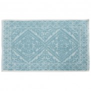 Detailed Jacquard Bathmat Duck-Egg