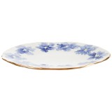 Floral Platter With Gold Edge