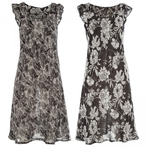 High Discount Ruby Cap Sleeve Reversible Dress