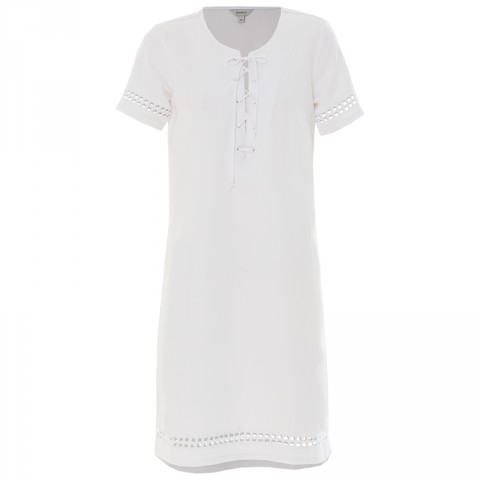High Discount Lysia Lace-Up Dress