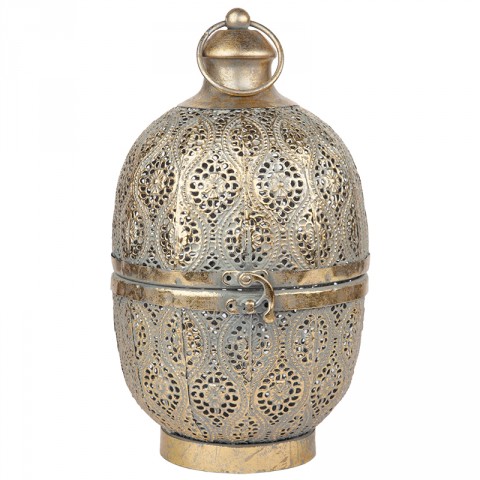 Round Gold Decoy Hanging Lantern