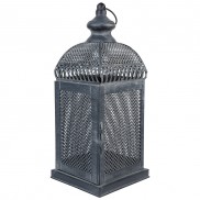 Light Grey Cut-Out Lantern 