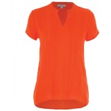 High Discount Keilyn Notch Woven Tee