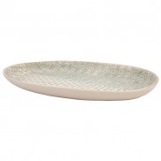Wonki Ware Flounder Large Half Pattern Mezze Platter