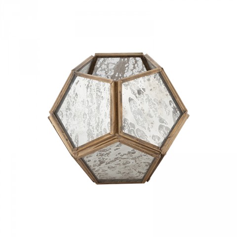 Small Metallic Ball Shaped Lantern