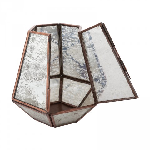 Small Metal and Glass Lantern