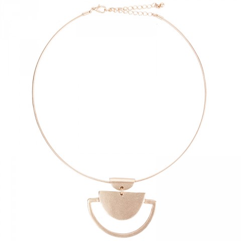Half Moon Pendant Necklace