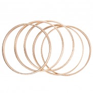 5pc Beaten Bangle Set