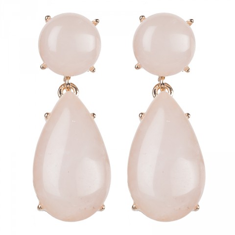 Semi Precious Classic Teardrop Earring