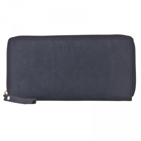 High Discount Keira Plain Leather Zip Around Wallet