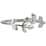 Silver Leaf Wreath Ring