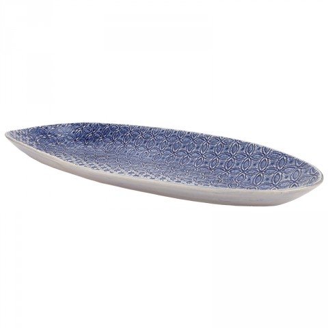 Wonki Ware Carlotta Large Half Pattern Bamboo Bowl