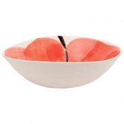 Wonki Ware Ursela Medium Red Poppy Salad Bowl