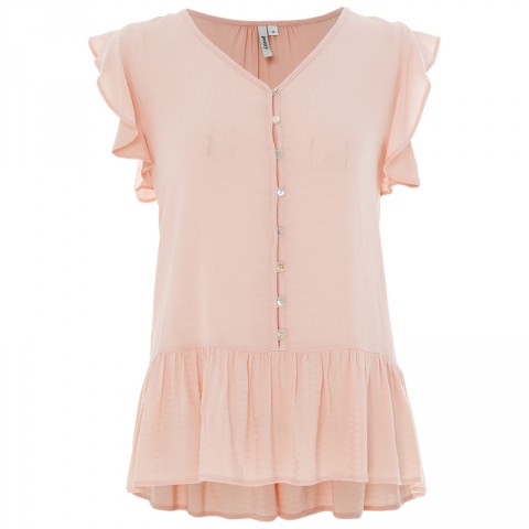 High Discount Paula Ruffle Blouse