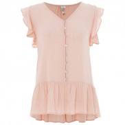 High Discount Paula Ruffle Blouse