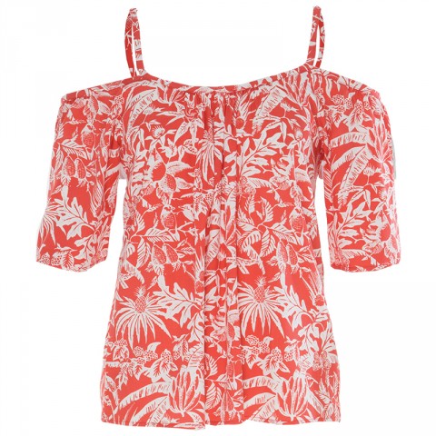 High Discount Odette Printed Blouse